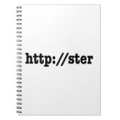 http://ster / html-code notitieboek (Voorkant)
