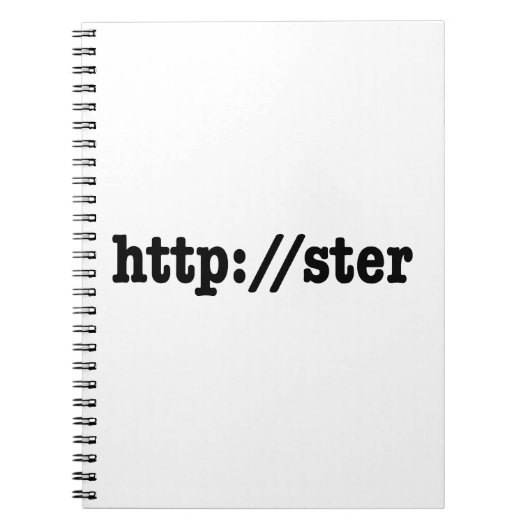 http://ster / html-code notitieboek (Voorkant)