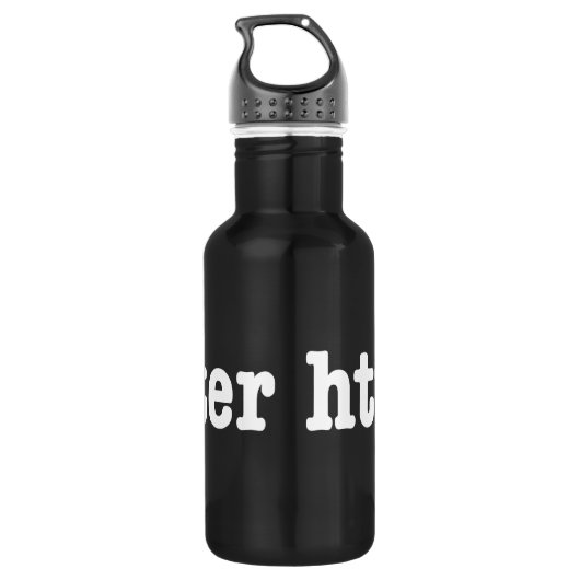 http://ster / html-code waterfles (Achterkant)