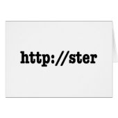 http://ster / HTML-code wenskaart (Voorkant Horizontaal)