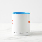 http://www.zazzle.com/rievans57, als je niet... mok (Midden)