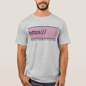 https Hypertext Transfer Protocol Secure T-shirt (Voorkant)