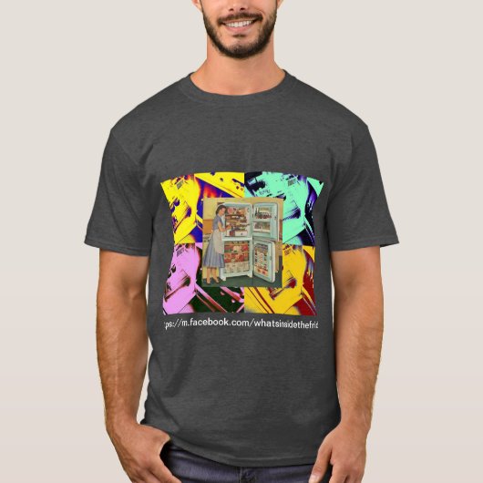https://m.facebook.com/whatsinsidethefridge t-shirt (Voorkant)
