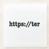 https://ter / html-code glazen onderzetter (Voorkant)
