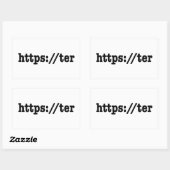 https://ter / html-code rechthoekige sticker (Vel)