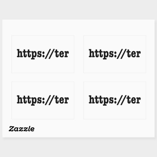 https://ter / html-code rechthoekige sticker (Vel)