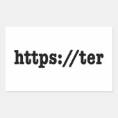 https://ter / html-code rechthoekige sticker (Voorkant)