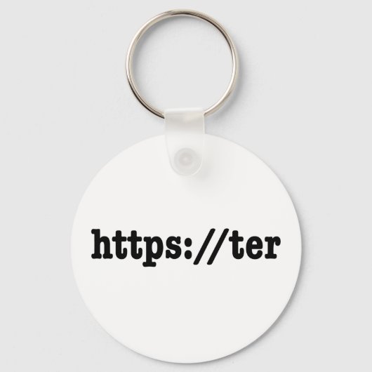 https://ter / html-code sleutelhanger (Voorkant)