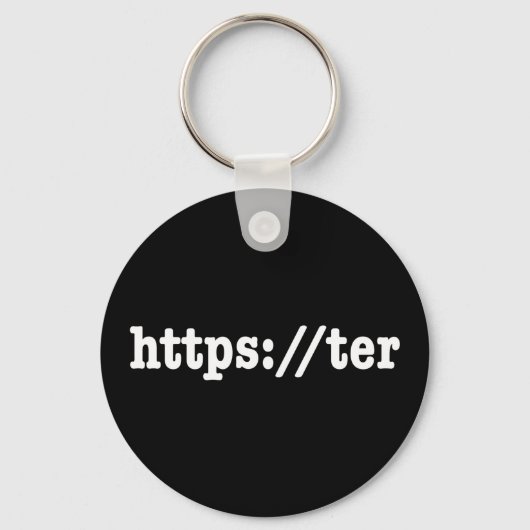 https://ter / html-code sleutelhanger (Voorkant)