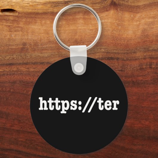 https://ter / html-code sleutelhanger (Voorkant)