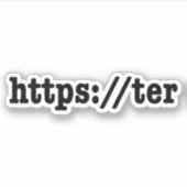 https://ter / html-code sticker (Voorkant)
