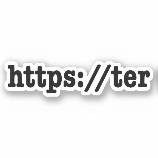 https://ter / html-code sticker (Voorkant)