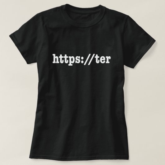 https://ter / html-code t-shirt (Design voorkant)