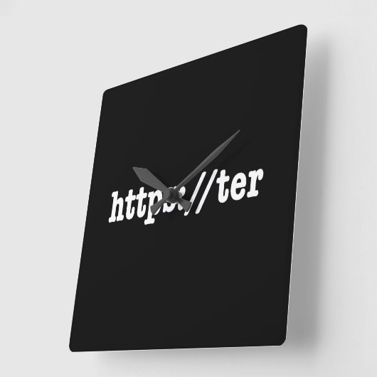 https://ter / html-code vierkante klok (Hoek)