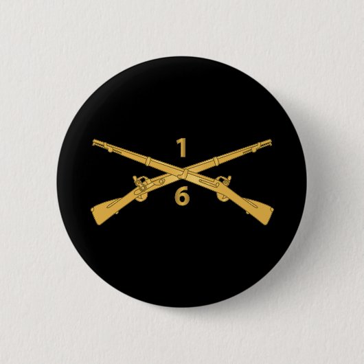 https://www.zazzle.com/army_6th_battalion_1st_infa ronde button 5,7 cm (Voorkant)