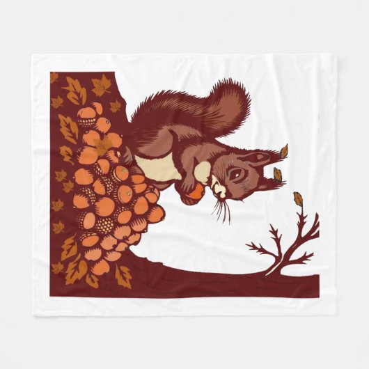 🐿️ https://www.zazzle.fr/couverture_polaire🍂 fleece deken (Voorkant (Horizontaal))