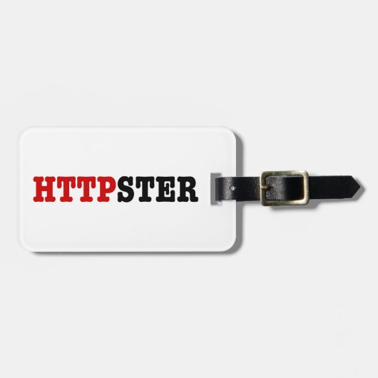 HTTPSTER BAGAGELABEL (Voorkant horizontaal)