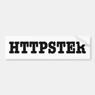 HTTPSTER BUMPERSTICKER