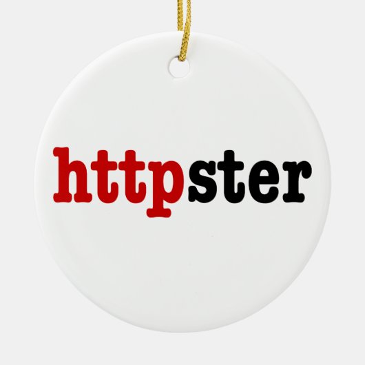 httpster keramisch ornament (Voorkant)