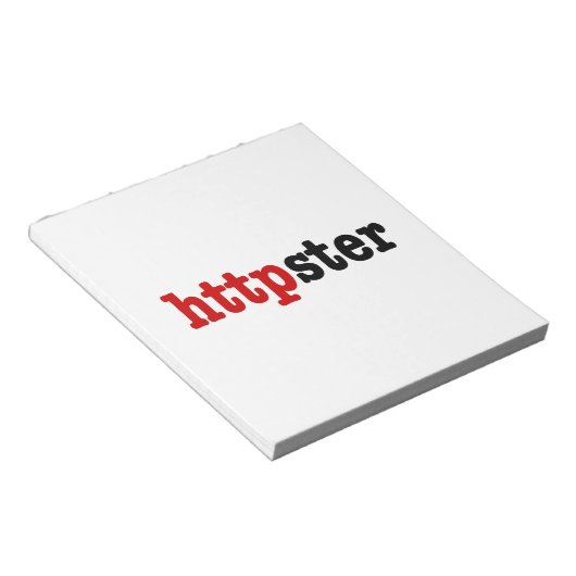 httpster notitieblok (Schuin)