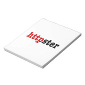 httpster notitieblok (Linkerzijde)