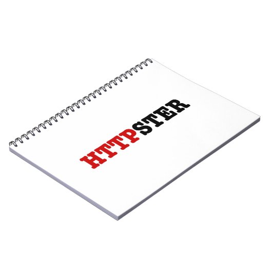 HTTPSTER NOTITIEBOEK (Linkerzijde)