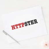 HTTPSTER OVALE STICKER (Envelop)