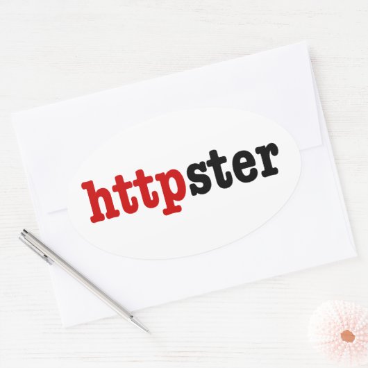 httpster ovale sticker (Envelop)