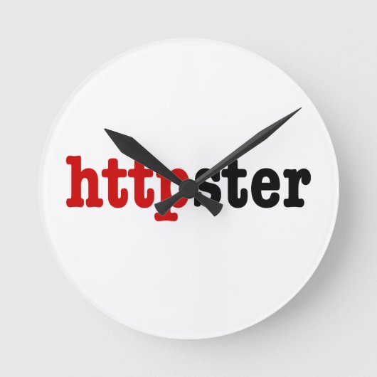 httpster ronde klok (Voorkant)