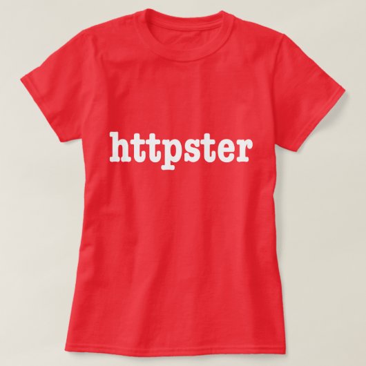 httpster t-shirt (Design voorkant)