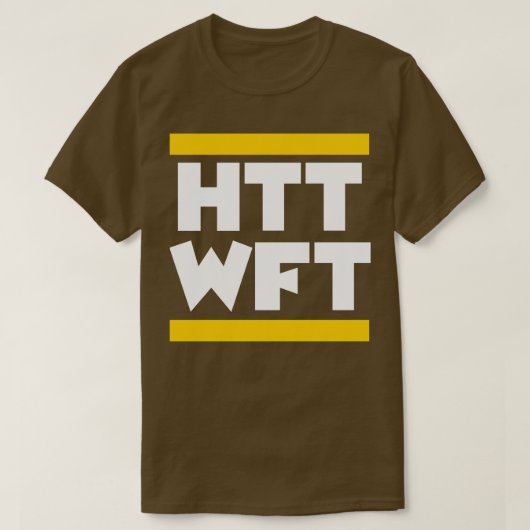 HTTWFT Burdy uitvoeren T-shirt (Design voorkant)