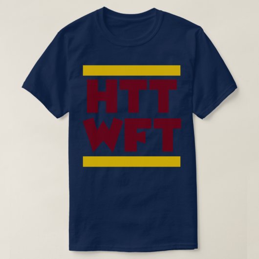 HTTWFT White uitvoeren T-shirt (Design voorkant)