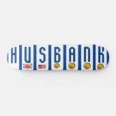 HU$BANK OFFICAL 7 3/4-inch skateboard deck (Horizontaal)