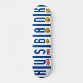 HU$BANK OFFICAL 7 3/4-inch skateboard deck