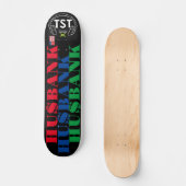 HU$BANK OFFICIAL JMT 7 3/4-inch skateboard deck (Voorkant)