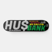 HU$BANK OFFICIAL JMT 7 3/4-inch skateboard deck (Horizontaal)