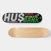 HU$BANK OFFICIAL JMT 7 3/4-inch skateboard deck (Horizontaal)