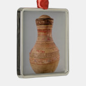 Hu-damp met deksel metalen ornament (Rechts)