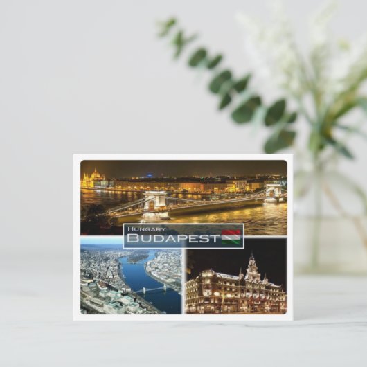 HU Hongarije - Boedapest - Briefkaart (Staand voorkant)