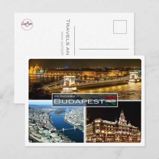 HU Hongarije - Boedapest - Briefkaart (Voorkant / Achterkant)