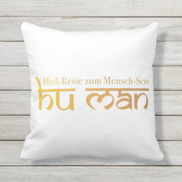 HU MAN - Heil-Reise zum Mensch-Sein Buitenkussen