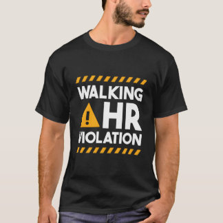 Hu Resources Wandelende Hr Overtreding T-shirt