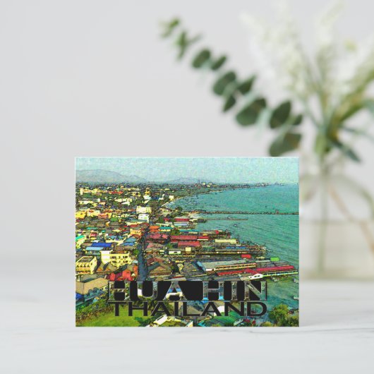 Hua Hin Briefkaart (Staand voorkant)