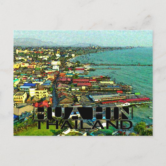 Hua Hin Briefkaart (Voorkant)