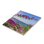 Hua Hin Skyline uit Khao Takiab Tempelcadeau Poste Tegeltje (Zijkant)