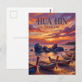 Hua Hin Thailand Briefkaart (Voorkant / Achterkant)