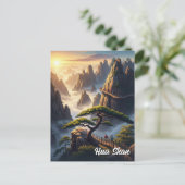 Hua Shan Mountain China Briefkaart (Staand voorkant)