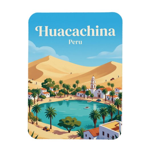 Huacachina Peru Magneet (Verticaal)