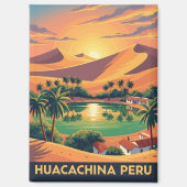  Huacachina Peru Reizen Magneet (Voorkant)