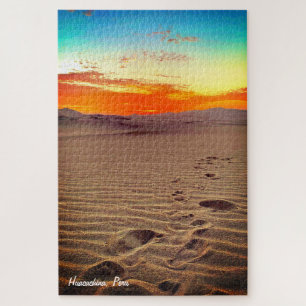 Huacachina, zonsondergang in de Peruaanse woestijn Legpuzzel